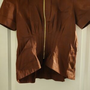 7th Avenue - New York Company Elegant Brown Women's Jacket